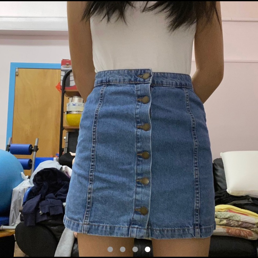 denim & co denim skirt